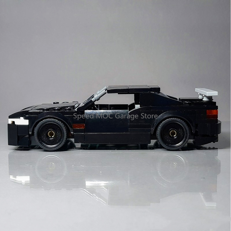 Model Kit Jdm - MOC Black jaren 90 JDM Sportwagen