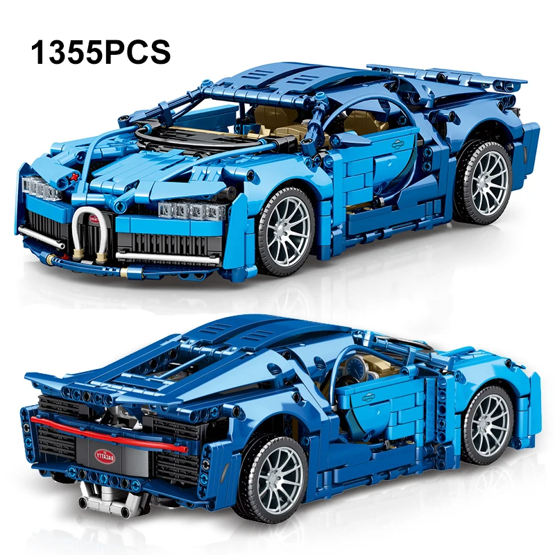 Model Kit Lamborghini - Creatieve Technische Bugattied Sportraceauto Bouwstenen Lamborghinied