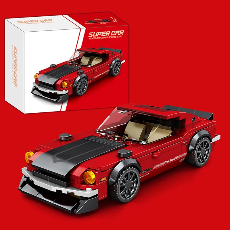 Model Kit Jdm - STEM Bouwstenen Klassieke Raceauto's Sets Creatieve