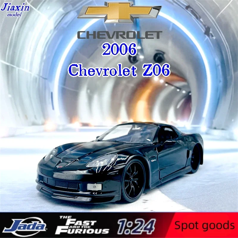 Model Kit Lamborghini - JADA1:24 Chevrolet 2006 Z06 Analoge legeringsserie