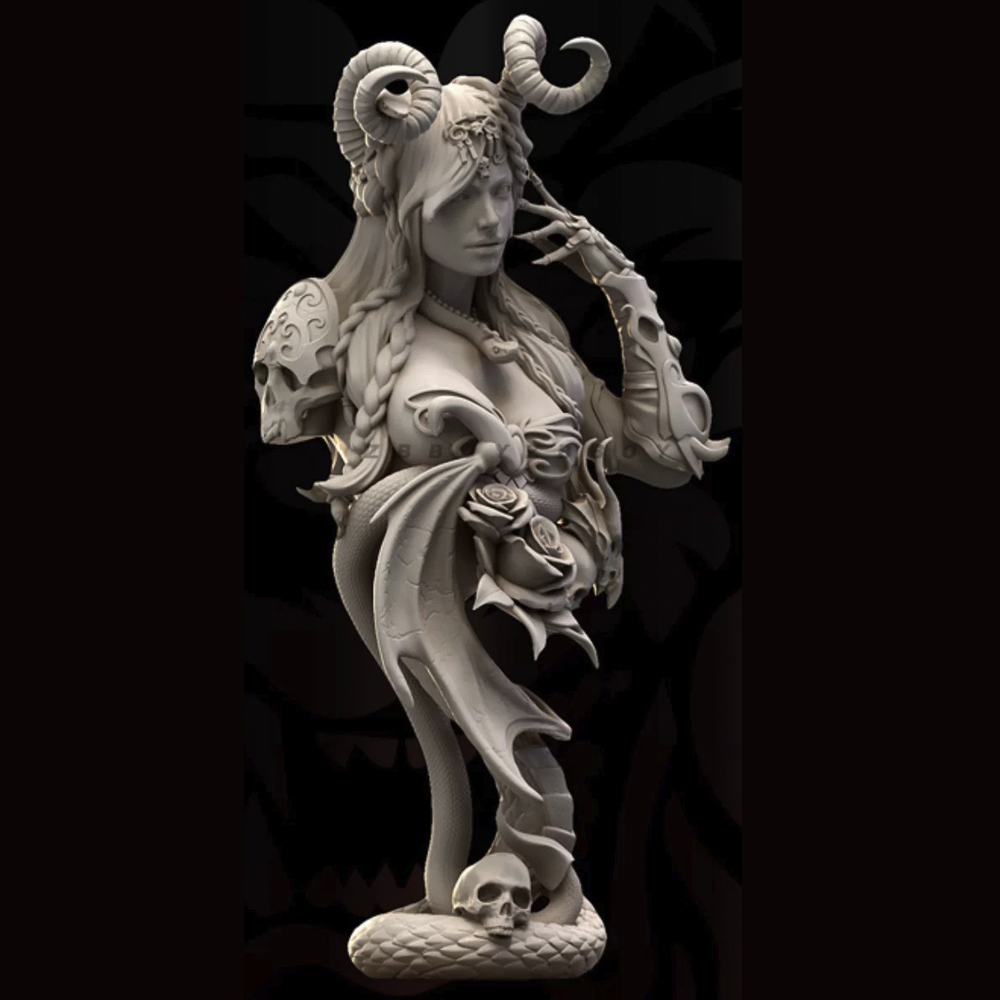 Model Kit Mecha Girl - 1/10 Love & HATE, Gehoornd Magisch