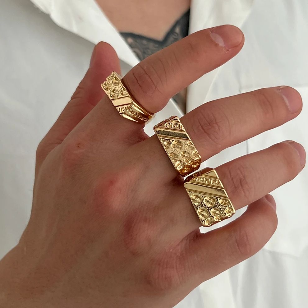 Model Kit Iron Man - Ingemark 3 stks/set Trendy Vintage Goud