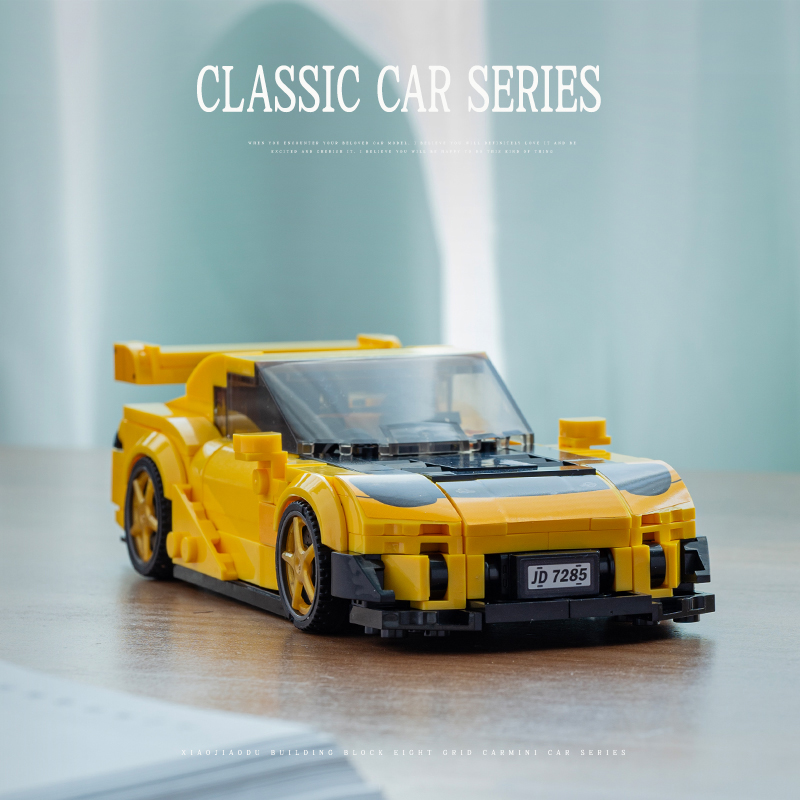 Model Kit Jdm - Stad RX7 Klassieke Racewagens Bouwsets Creatieve