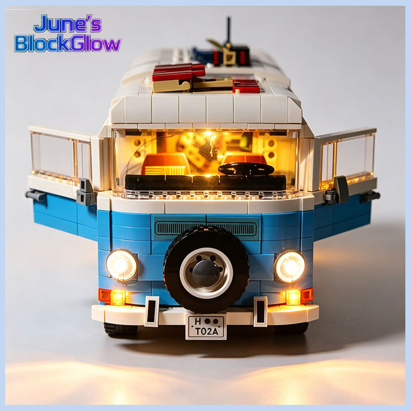 Model Kit Volkswagen - LED-lichtset voor LEGO Volkswagen T2 Camper