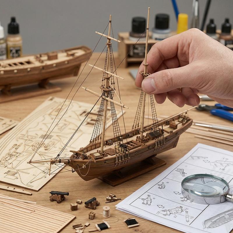 Houten scheepsmodelbouwset - D - Model Kit Lucario recensie en prijs