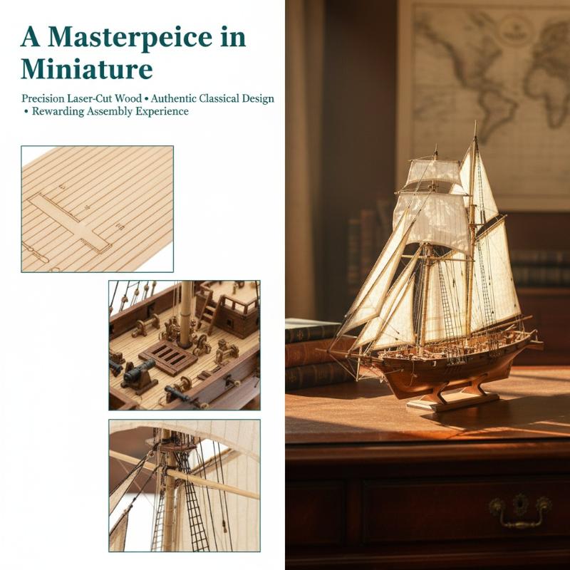 Houten scheepsmodelbouwset - D - Model Kit Lucario recensie en prijs