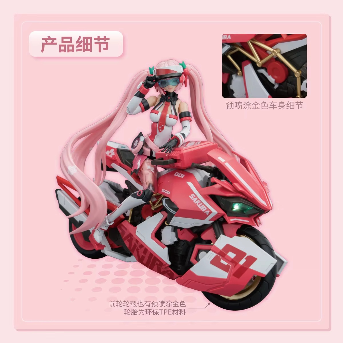 Hatsune Miku Sakura Miku Pink  - Model Kit Sonic recensie en prijs