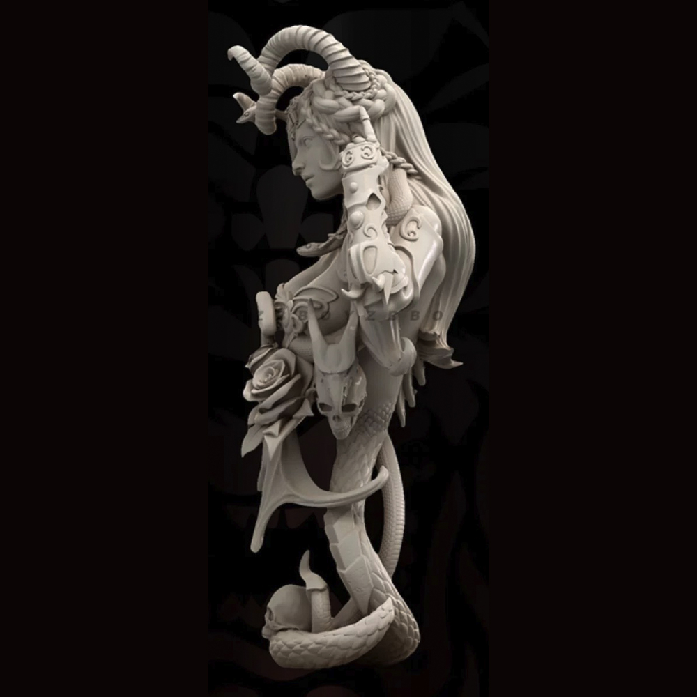 1/10 Love & HATE, Gehoornd Mag - Model Kit Mecha Girl recensie en prijs