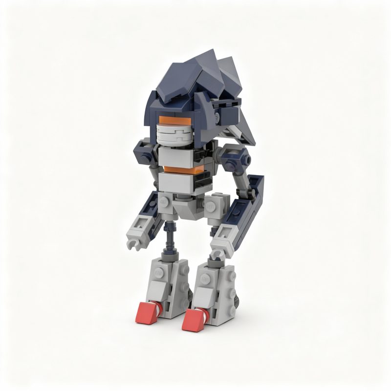 134pcs MOC Mecha Sonic Mk Ii H - Model Kit Sonic recensie en prijs