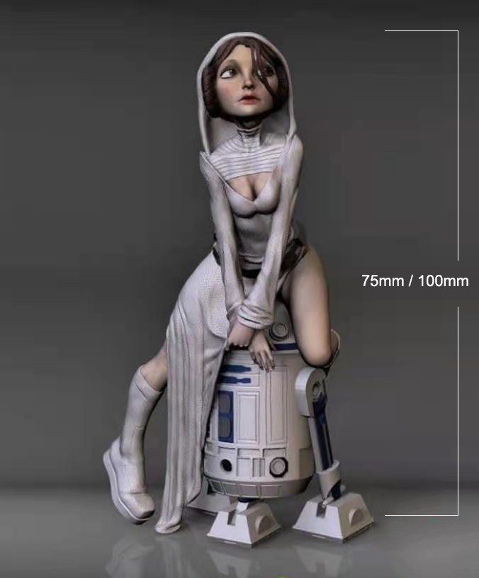 1/24 75mm 1/18 100mm Resin Mod - Model Kit Mecha Girl recensie en prijs