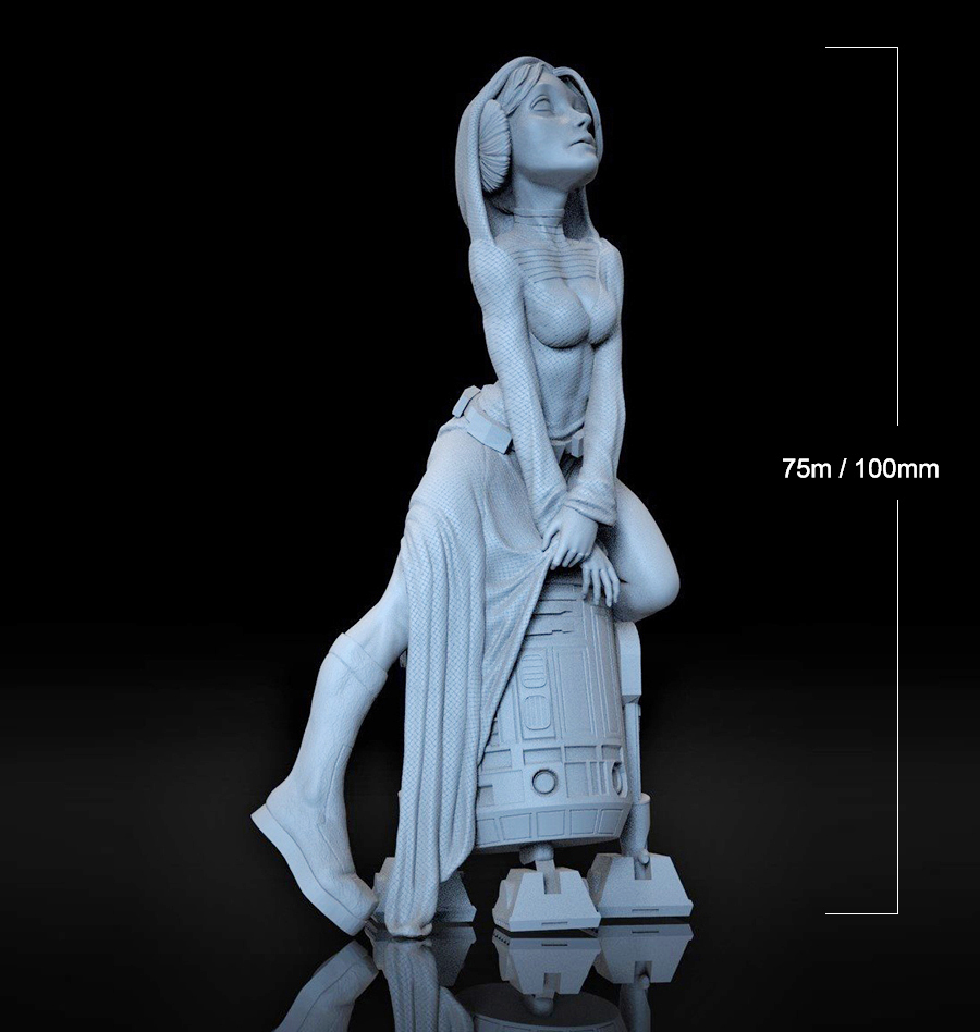 1/24 75mm 1/18 100mm Resin Mod - Model Kit Mecha Girl recensie en prijs